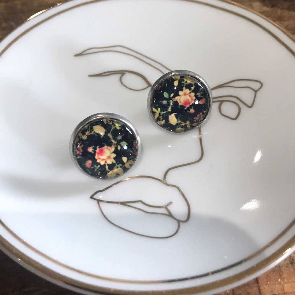 Floral Stud Earrings